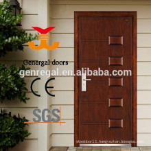 ISO Certified Main Wood Grain effect Metal Steel Door